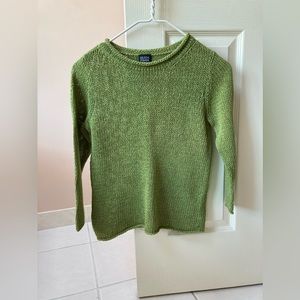 Eileen Fisher green pullover
